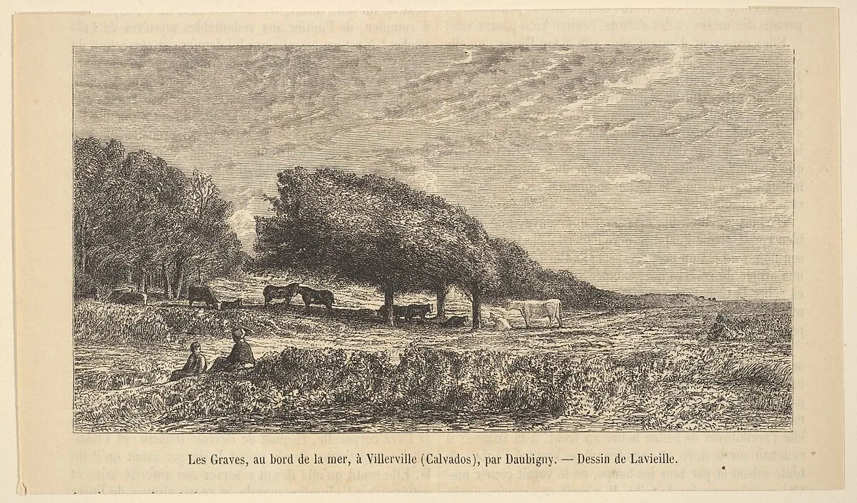 The Shoreline — Charles-François Daubigny|Jacques-Adrien Lavieille