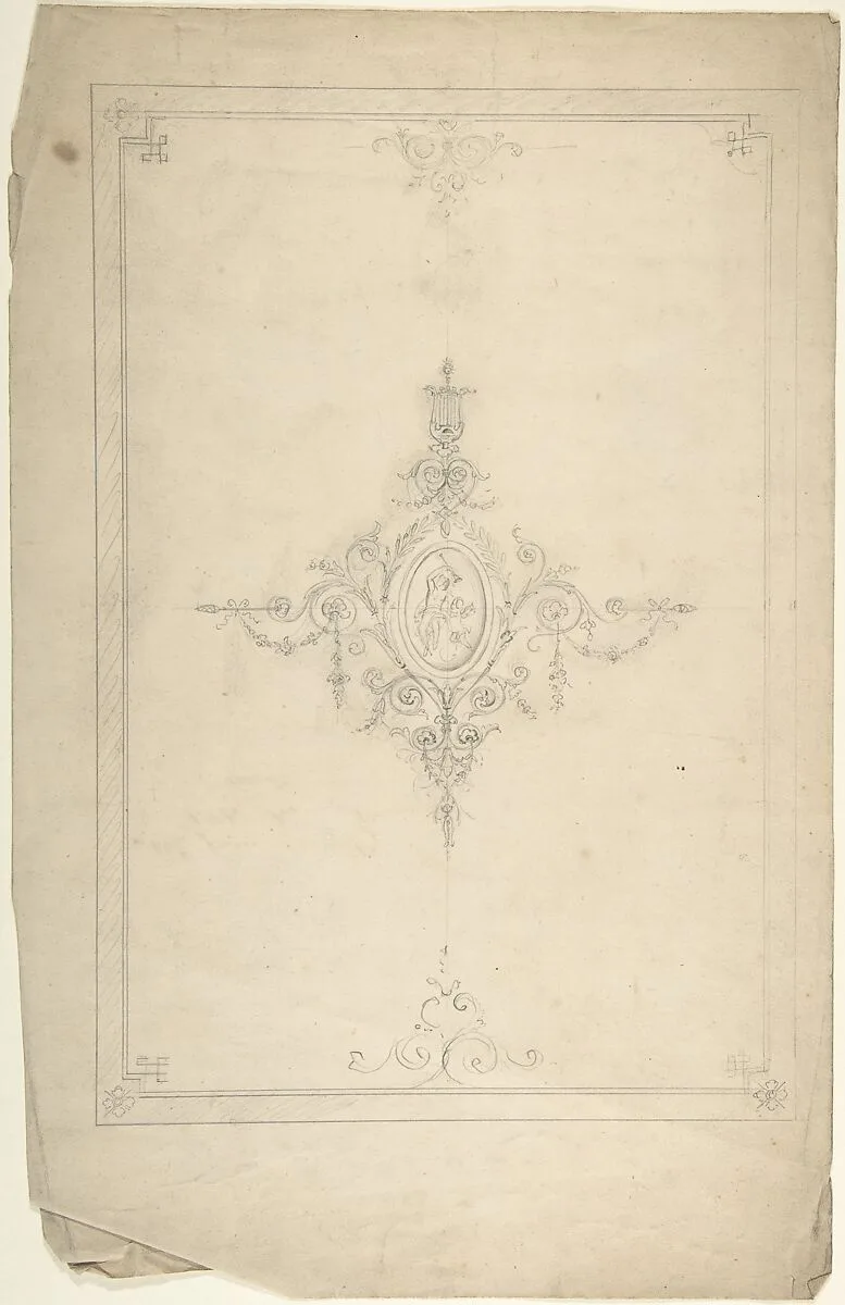 Ceiling Design — Anonymous, British, 19th century