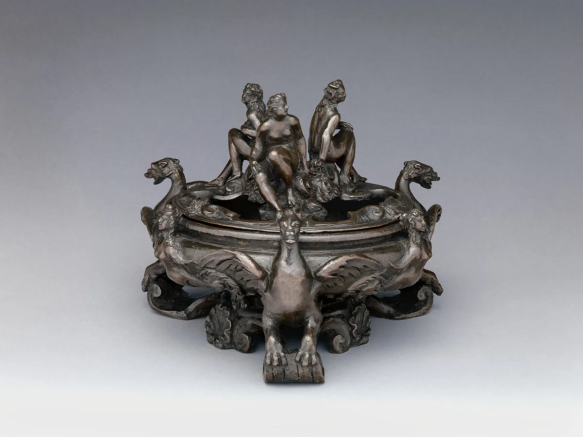 Bowl with cover (perfume burner) — Giuseppe de' Levi