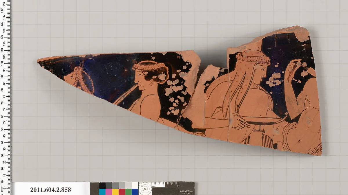 Terracotta fragment of a bell-krater (bowl for mixing wine and water) — Unknown