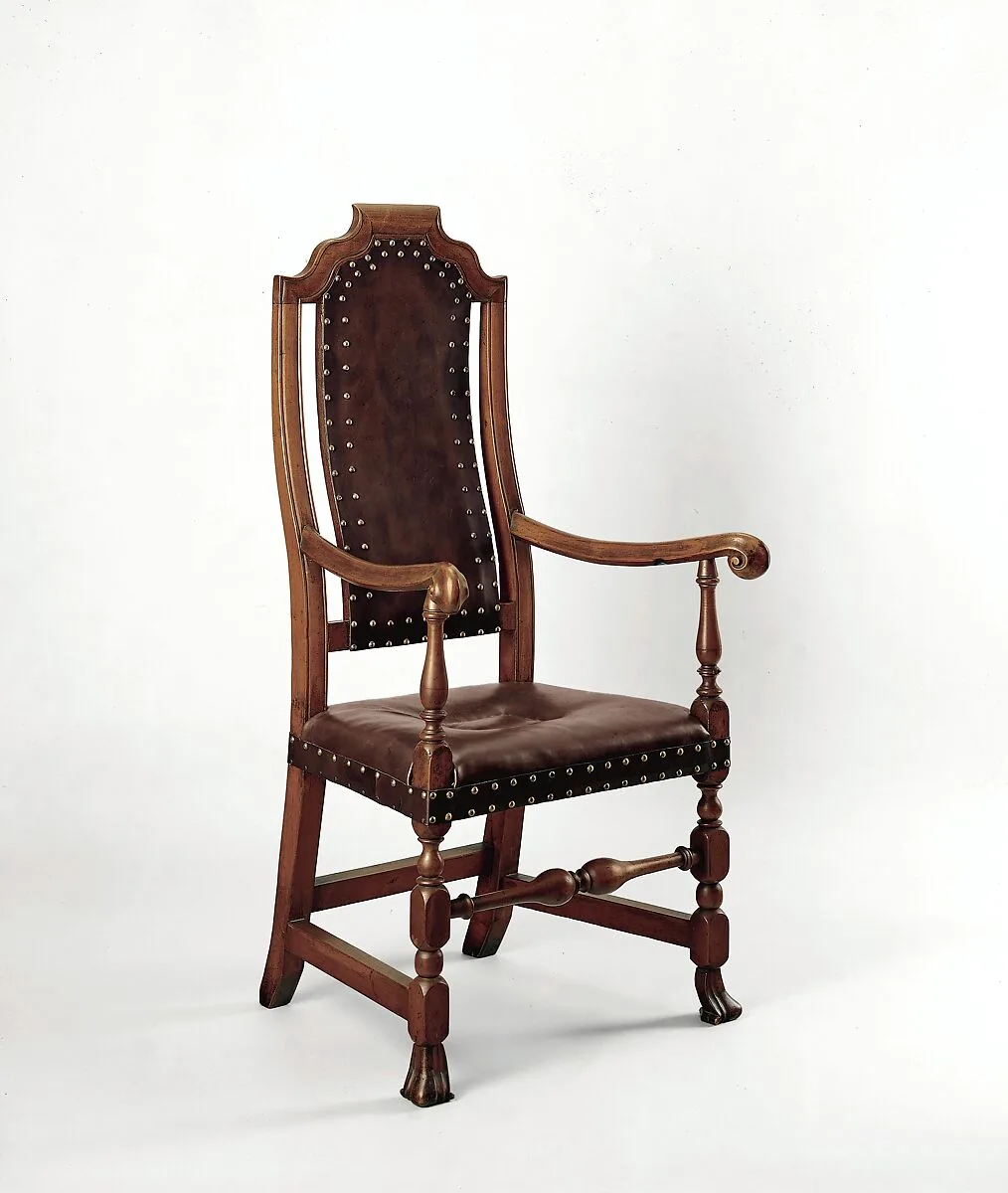 Leather armchair — Unknown