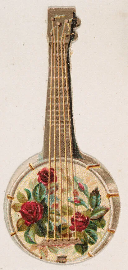 Banjo, from the Novelties series (N228, Type 3) issued by Kinney Bros. — Kinney Brothers Tobacco Company