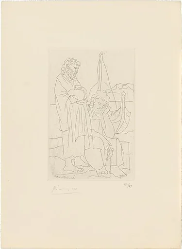 Two Old Men and a Sailboat , from Lysistrata by Aristophanes