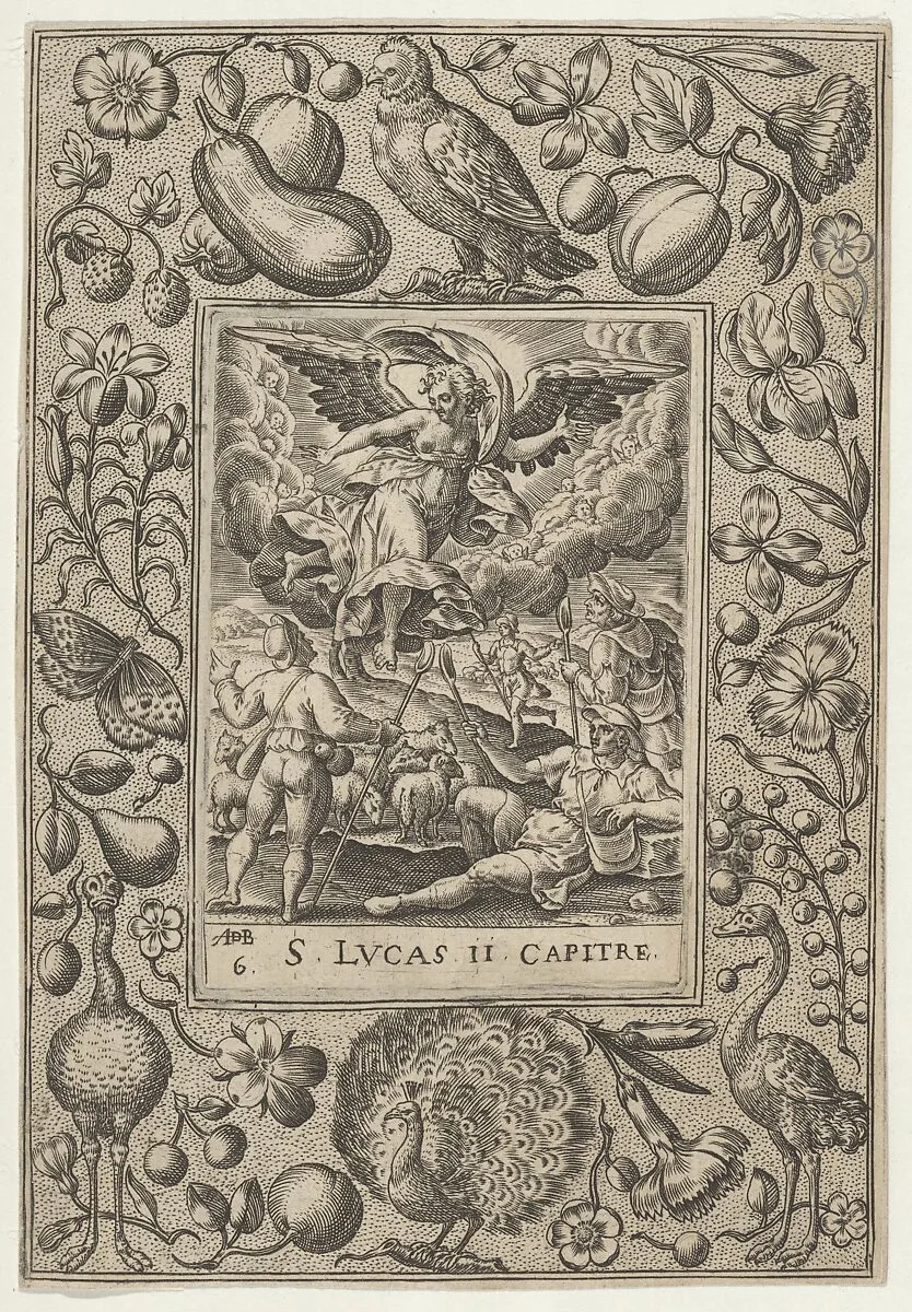 The Annunciation to the Shepherds — Abraham de Bruyn