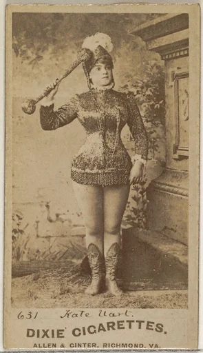 Card 631, Kate Uart, from the Actors and Actresses series (N45, Type 7) for Dixie Cigarettes