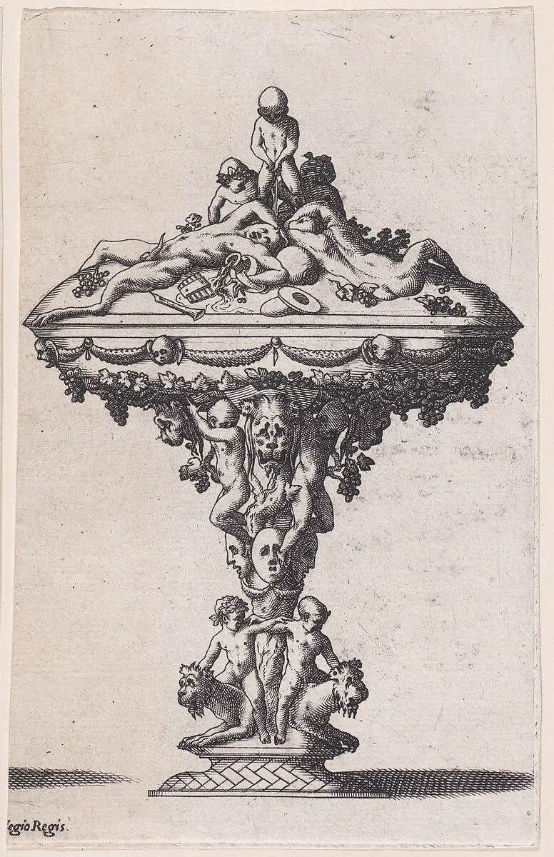 Covered Cup with Children on the Base — René Boyvin