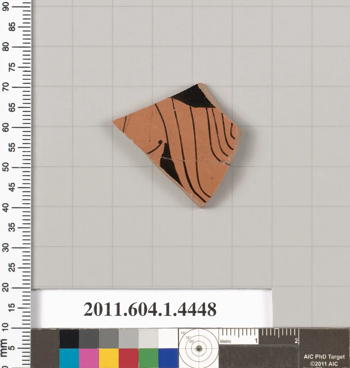 Terracotta fragment of a kylix (drinking cup) — Unknown
