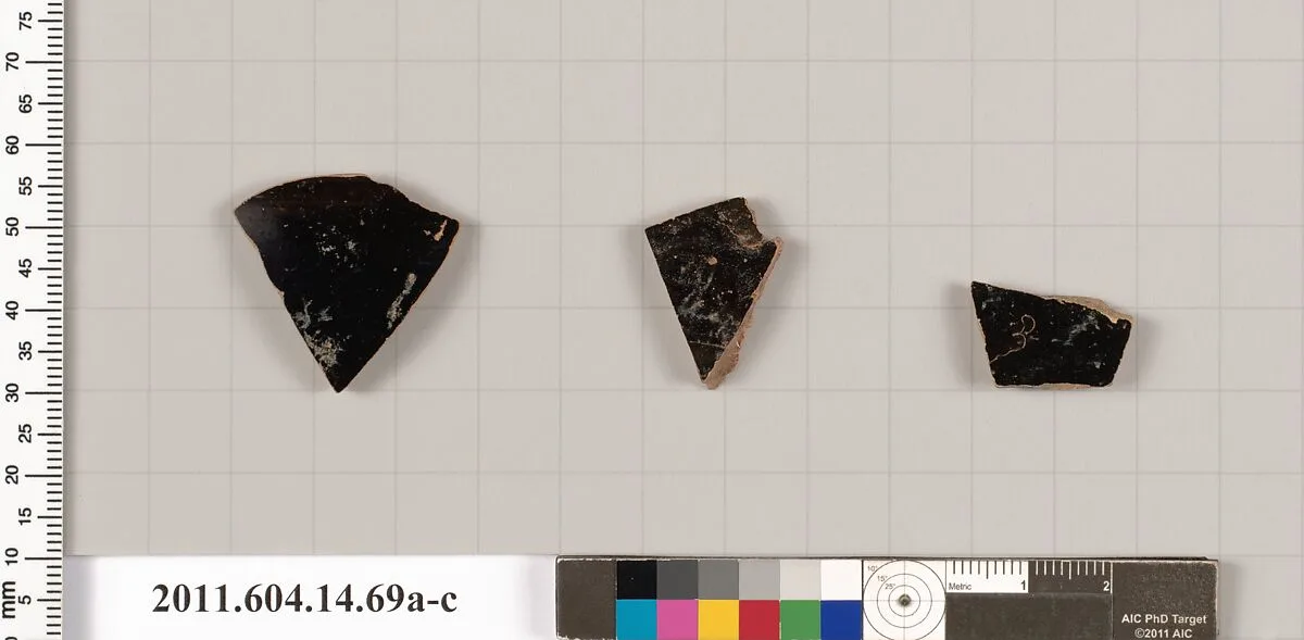 Terracotta fragments of kylikes (drinking cups) — Unknown
