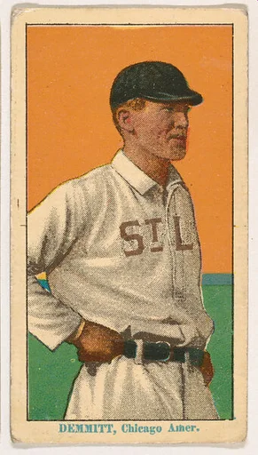 Ray Demmitt, Chicago, from Coupon Cigarettes Baseball Issue, 1914-1916