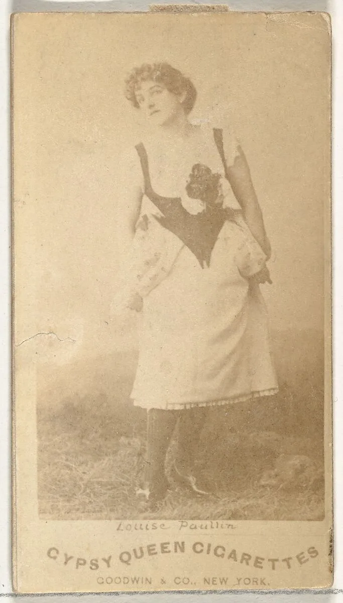 Louise Paullin, from the Actors and Actresses series (N171) for Old Judge Cigarettes — Goodwin & Company