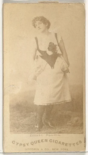 Louise Paullin, from the Actors and Actresses series (N171) for Old Judge Cigarettes