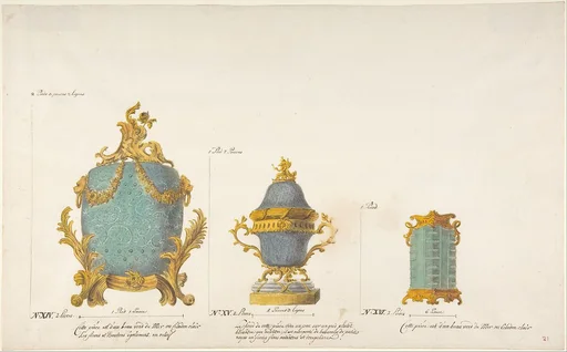 Design for Three Vases