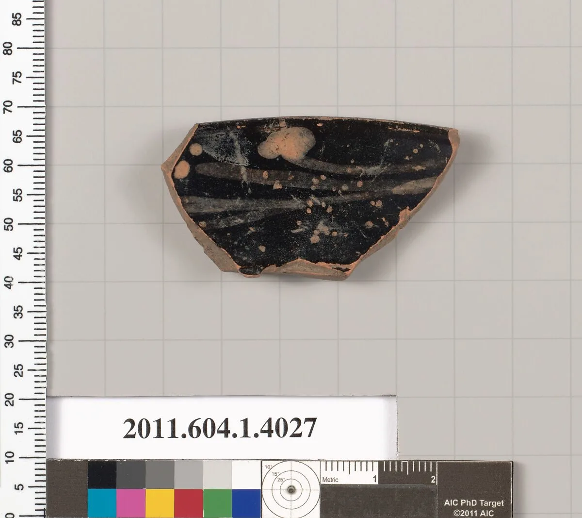 Terracotta rim fragment of a kylix (drinking cup) — Unknown