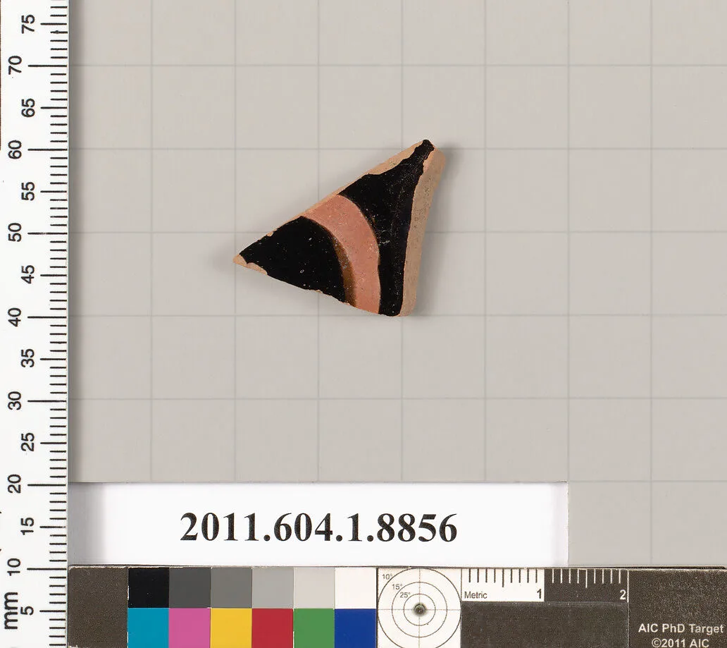 Terracotta fragment of a kylix (drinking cup) — Unknown