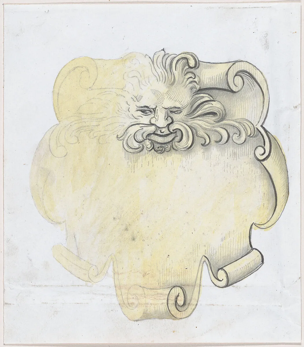 Study for a bronze name plate for Edward D. Adams — Alphonse Legros