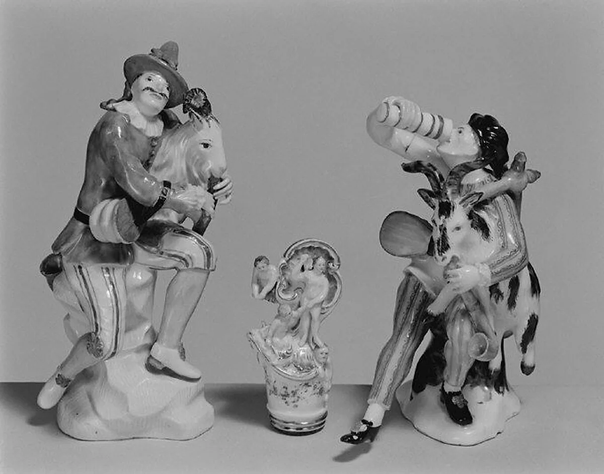 Musician with goat — Höchst Manufactory