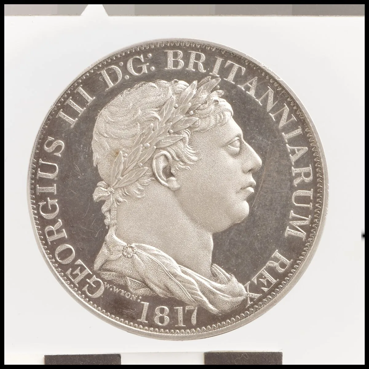 George III "Incorrupta" crown — William Wyon