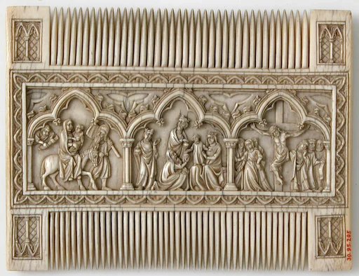 Comb with Scenes from the Life of Christ and the Virgin