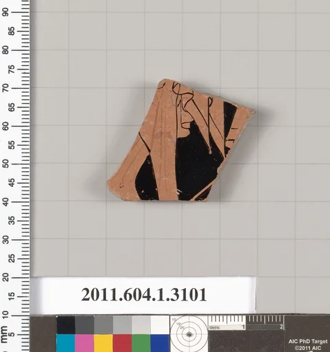 Terracotta fragment of a kylix (drinking cup)