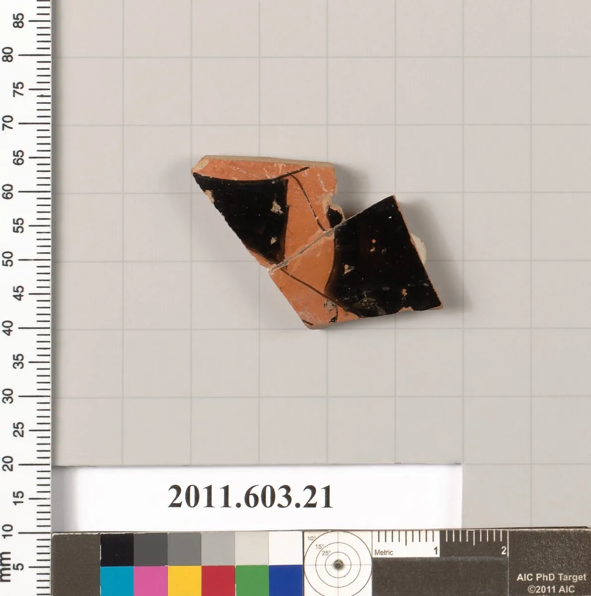 Fragment of a terracotta kylix — Unknown