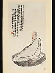 清/現代 齊白石 達摩像 軸|Bodhidharma — Qi Baishi