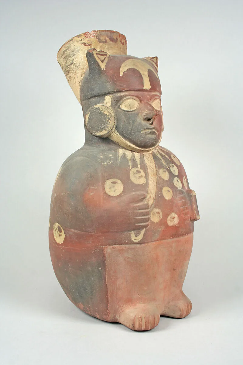 Bottle with Human Figure — Unknown