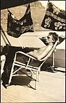 [South Seas: Walker Evans Sunbathing on Deck of Cressida]