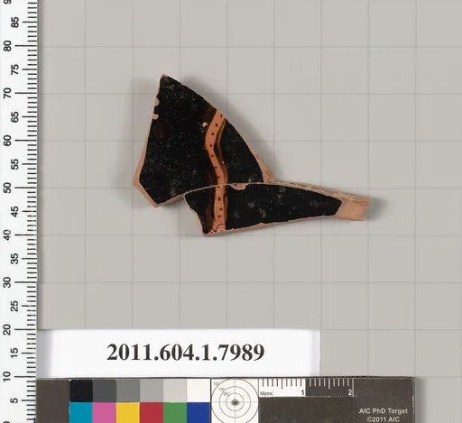Terracotta fragment of a kylix (drinking cup)