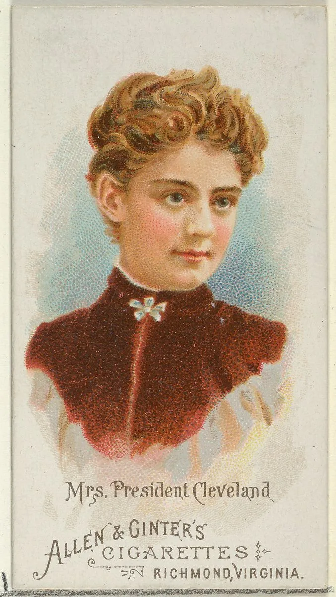 Mrs. President Cleveland, from World's Beauties, Series 1 (N26) for Allen & Ginter Cigarettes — Allen & Ginter