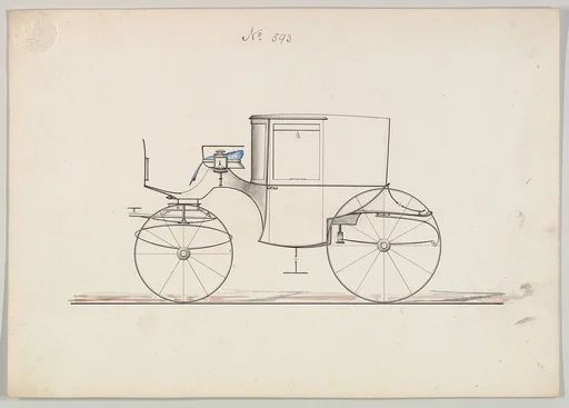 Design for Coupé, no. 593 ("Light Swell Front Coupé")