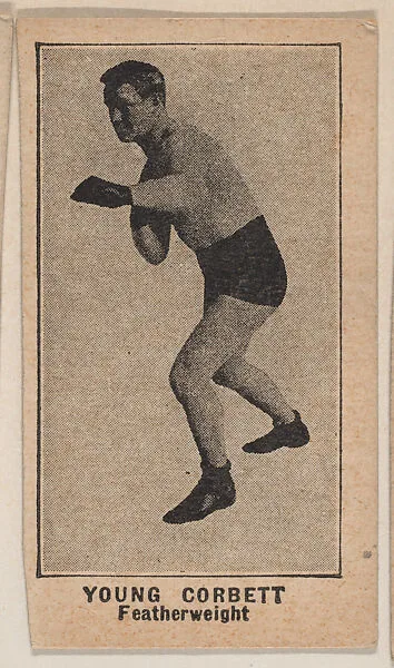Young Corbett, Featherweight, from Boxers strip cards (W580) — Unknown