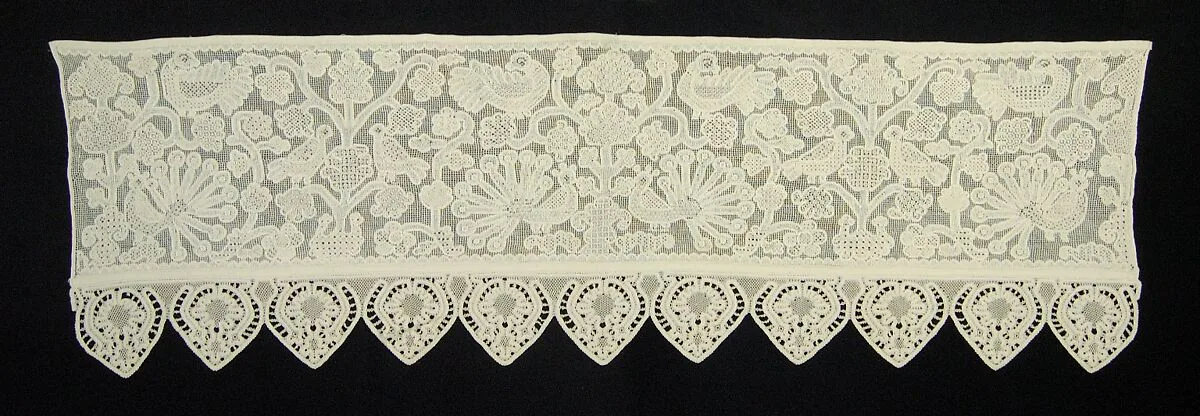 Bed curtain border — Unknown