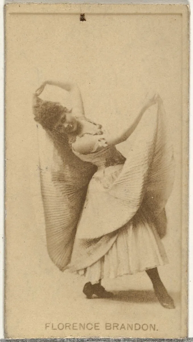 Florence Brandon, from the Actors and Actresses series (N145-8) issued by Duke Sons & Co. to promote Duke Cigarettes — American Tobacco Company|W. Duke, Sons & Co.