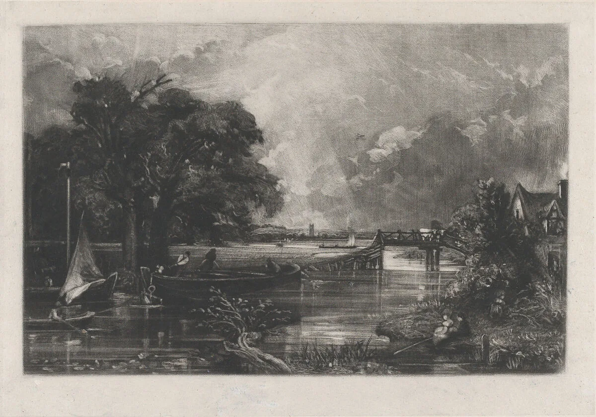 River Stour — David Lucas|John Constable