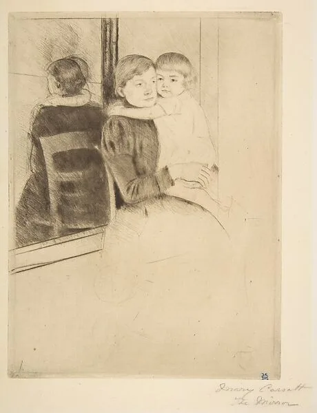 The Mirror — Mary Cassatt