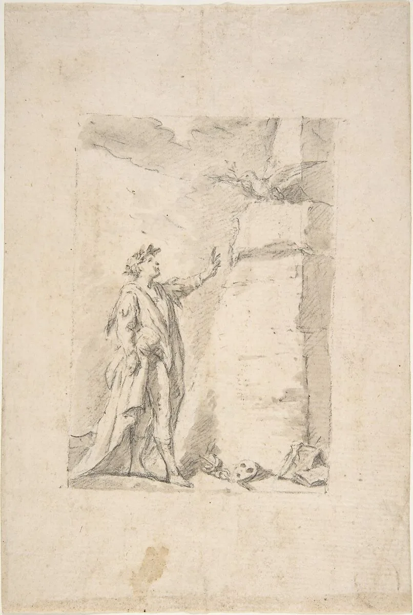 Study for Title-Page — Anonymous, French, 18th century
