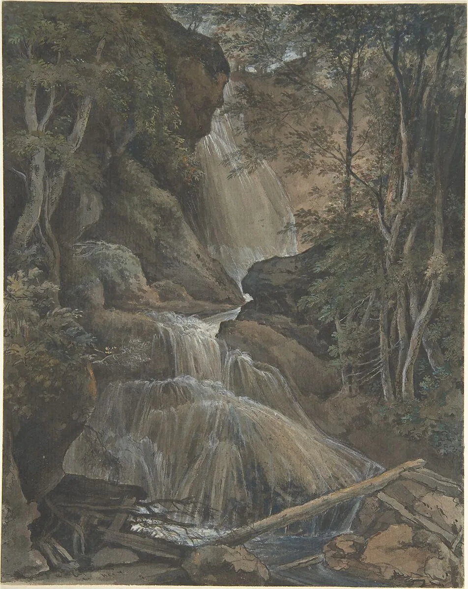 A Waterfall in a Forest at Langhennersdorf — Christoph Nathe