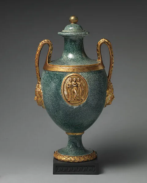 "Porphyry" Vase and cover — Wedgwood and Bentley