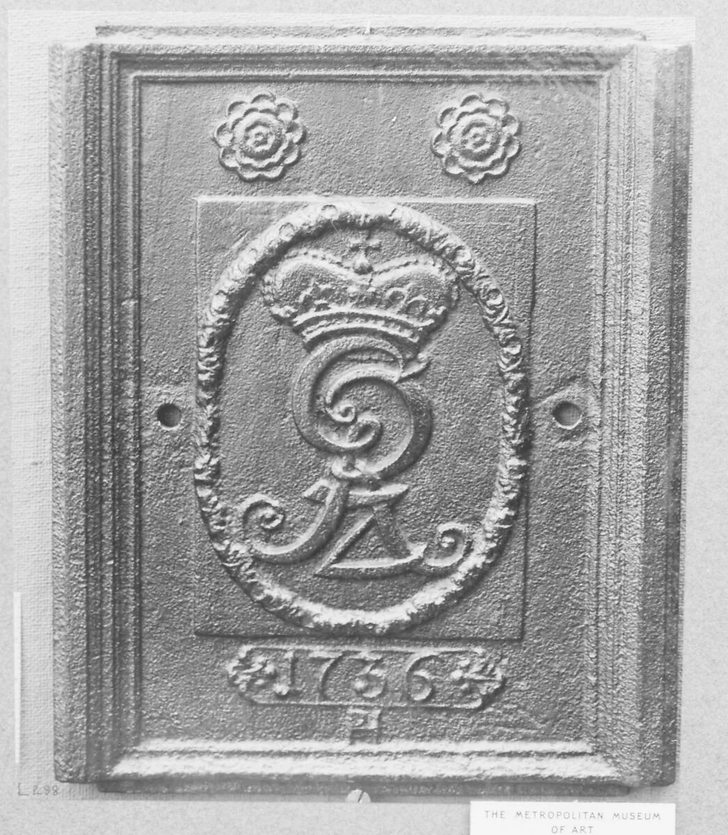 Stove plate with cipher of George II — Unknown
