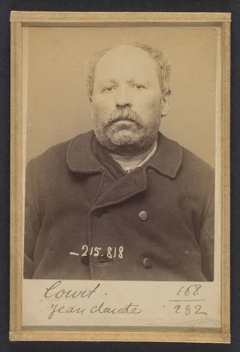 Court. Jean-Claude. 58 ans, né à Cherissey-le-M. (Haute-Savoie). Marchand de pains d'épices. Anarchiste. 17/3/94