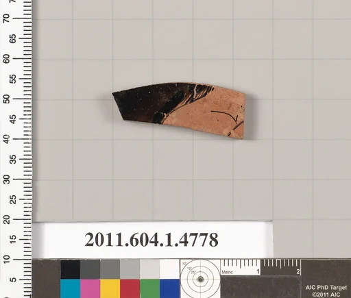 Terracotta fragment of a kylix (drinking cup)