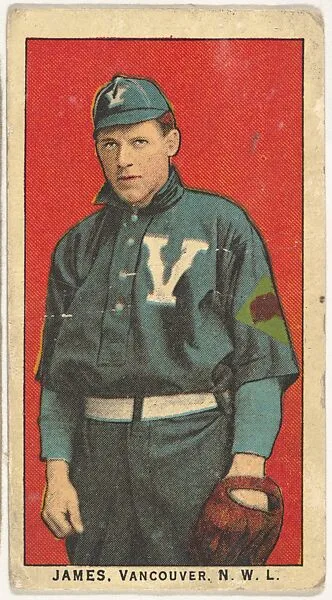 James, Vancouver, Northwestern League, from the "Obak Baseball Players" set (T212), issued by the American Tobacco Company to promote Obak Mouthpiece Cigarettes — American Tobacco Company