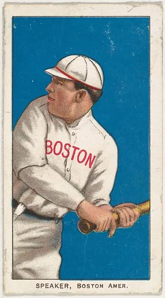 Speaker, Boston, American League, from the White Border series (T206) for the American Tobacco Company — American Tobacco Company