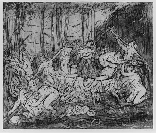 The Triumph of Pan (#4), from ¦The Poussin Project: A Series of Prints after Nicolas Poussin¦