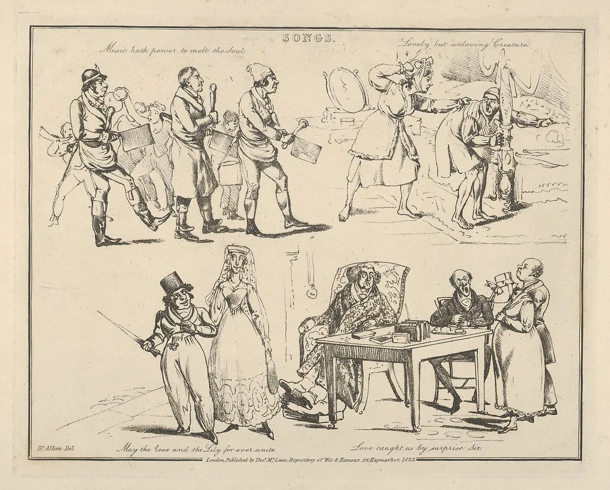 Songs: "Music hath power to melt the Soul..." — Henry Thomas Alken|Thomas McLean