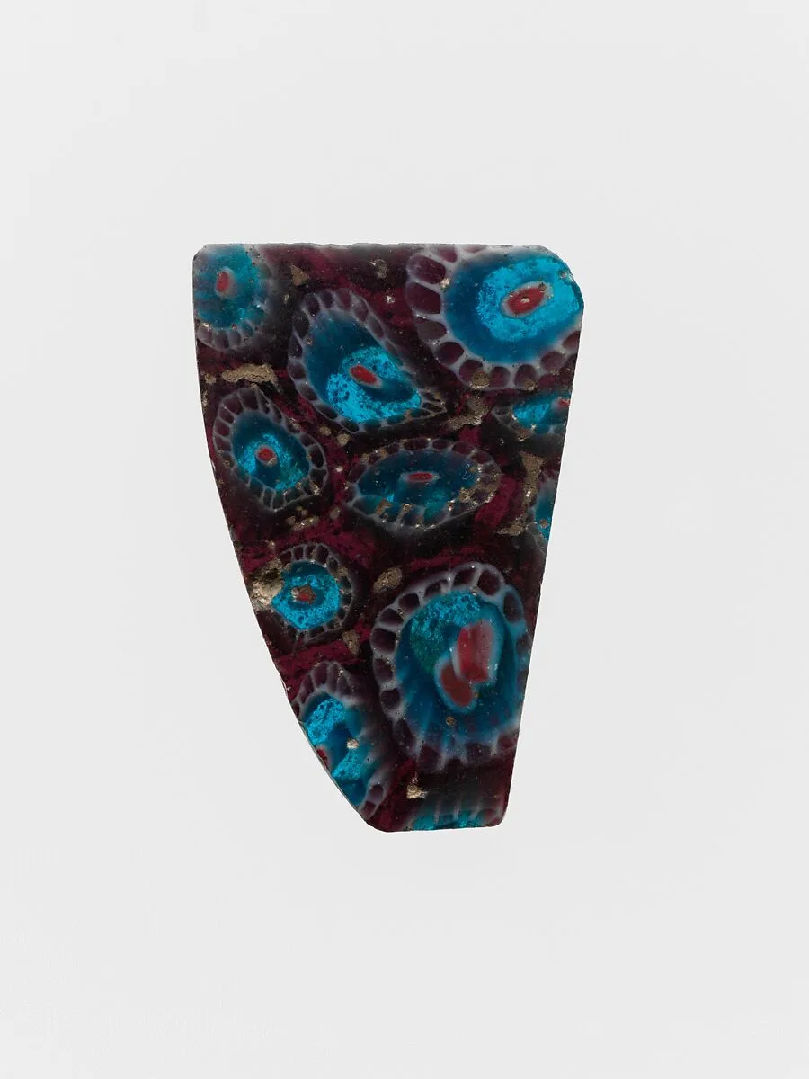 Mosaic glass fragment — Unknown
