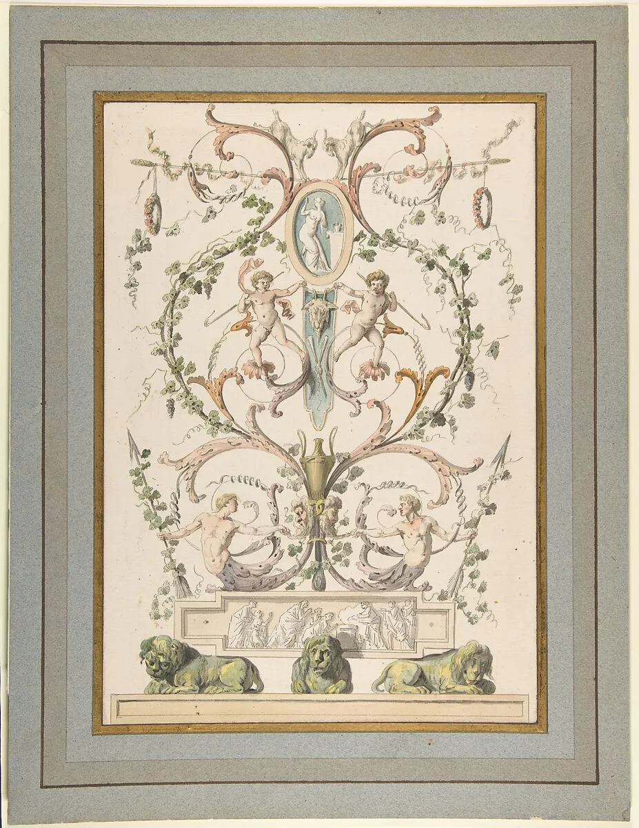 Design for an Arabesque — Etienne de Lavallée-Poussin