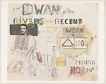 Larry Rivers exhibition announcement at The Dwan Gallery — Larry Rivers
