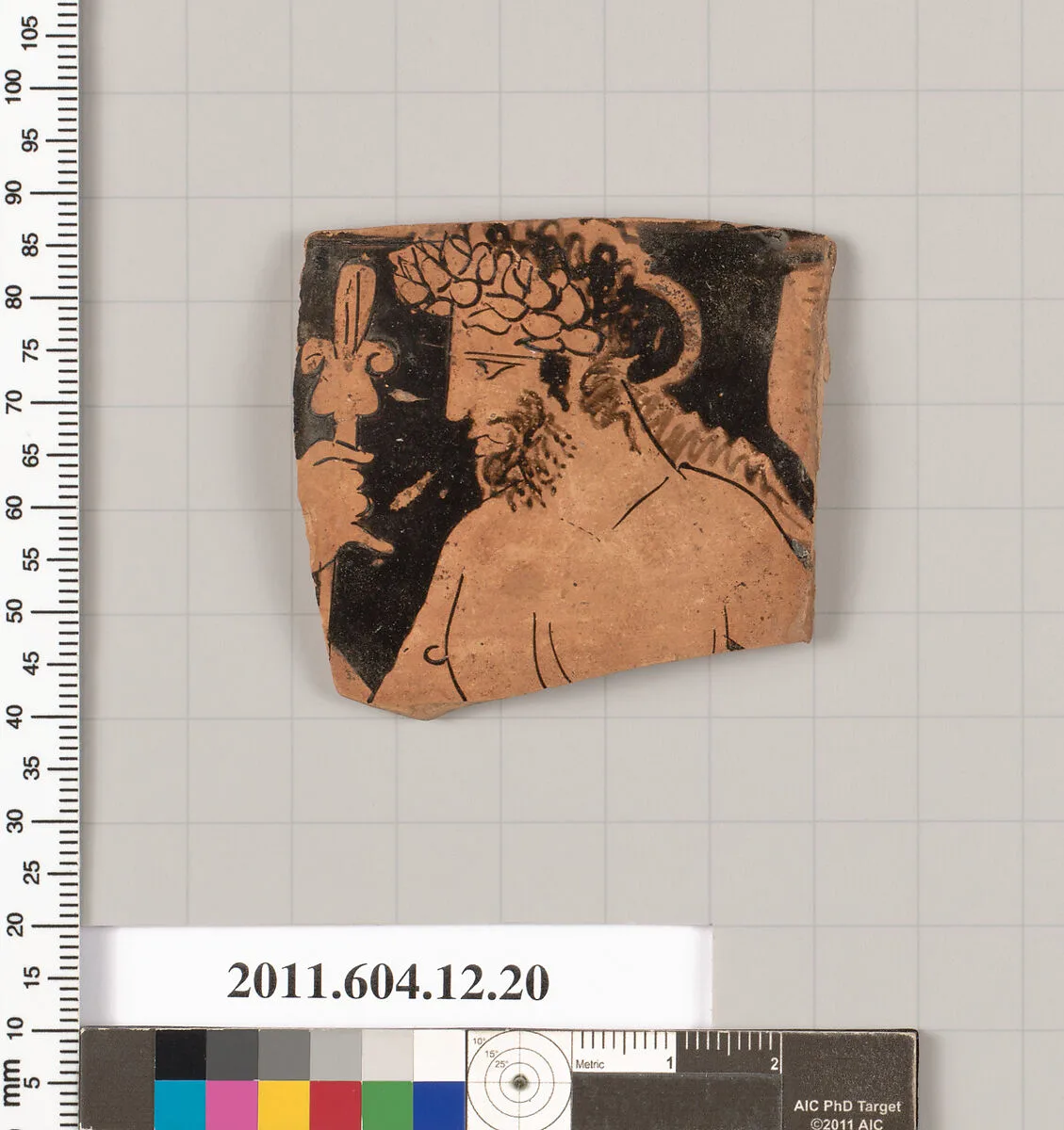 Terracotta fragment of a closed shape — Unknown