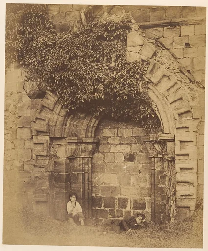 Kirkstall Abbey. Doorway on the North Side